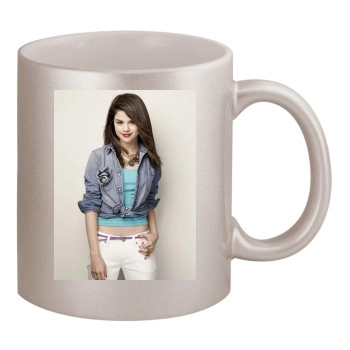 Selena Gomez 11oz Metallic Silver Mug