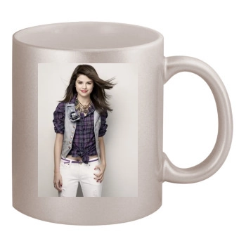 Selena Gomez 11oz Metallic Silver Mug