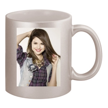 Selena Gomez 11oz Metallic Silver Mug