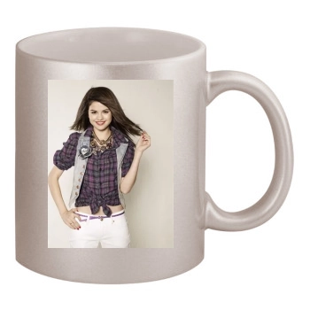 Selena Gomez 11oz Metallic Silver Mug