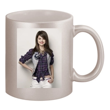 Selena Gomez 11oz Metallic Silver Mug