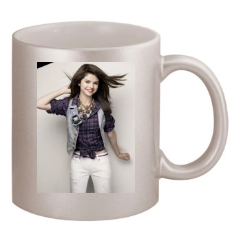 Selena Gomez 11oz Metallic Silver Mug