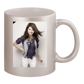 Selena Gomez 11oz Metallic Silver Mug