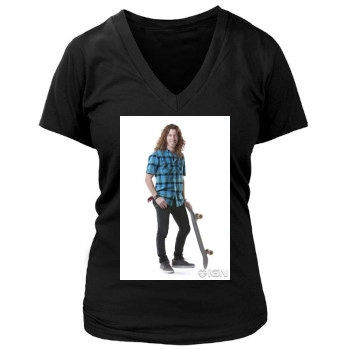 Shaun White Women's Deep V-Neck TShirt