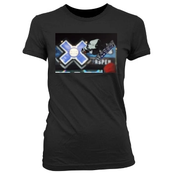 Shaun White Women's Junior Cut Crewneck T-Shirt