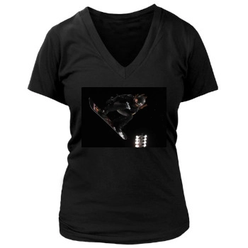 Shaun White Women's Deep V-Neck TShirt