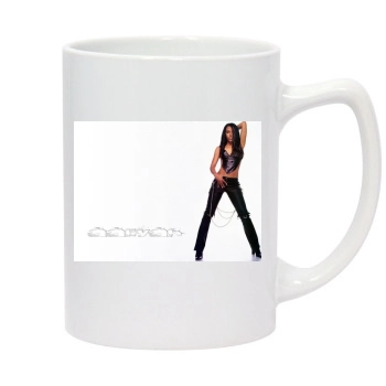 Aaliyah 14oz White Statesman Mug