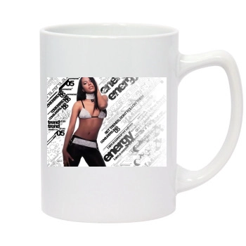 Aaliyah 14oz White Statesman Mug