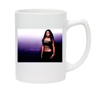 Aaliyah 14oz White Statesman Mug