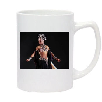 Aaliyah 14oz White Statesman Mug