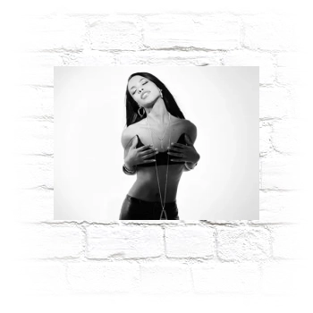 Aaliyah Metal Wall Art