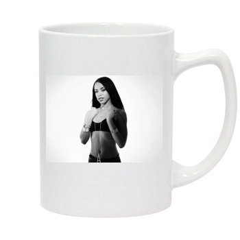 Aaliyah 14oz White Statesman Mug