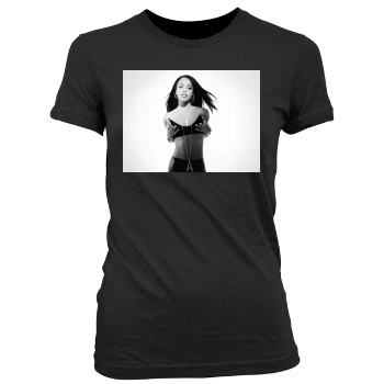 Aaliyah Women's Junior Cut Crewneck T-Shirt