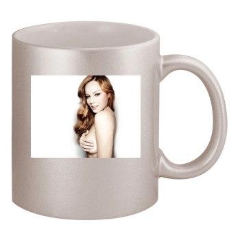 Abbie Cornish 11oz Metallic Silver Mug