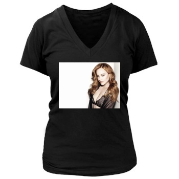 Abbie Cornish Women's Deep V-Neck TShirt