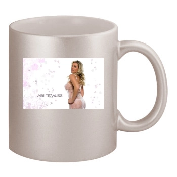 Abi Titmuss 11oz Metallic Silver Mug