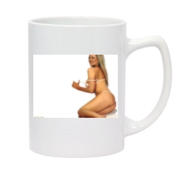 Abi Titmuss 14oz White Statesman Mug