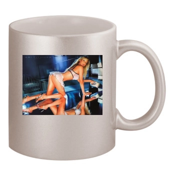 Abi Titmuss 11oz Metallic Silver Mug