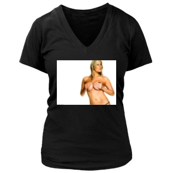 Abi Titmuss Women's Deep V-Neck TShirt