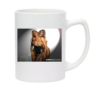 Abi Titmuss 14oz White Statesman Mug