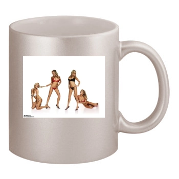 Abi Titmuss 11oz Metallic Silver Mug