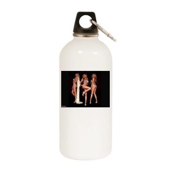 Abi Titmuss White Water Bottle With Carabiner