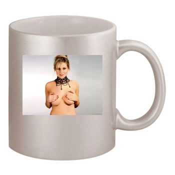 Abi Titmuss 11oz Metallic Silver Mug