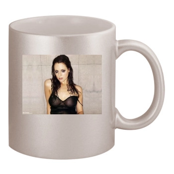 Abi Titmuss 11oz Metallic Silver Mug