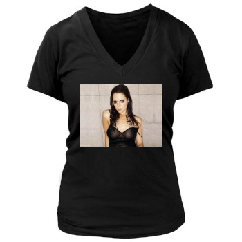 Abi Titmuss Women's Deep V-Neck TShirt