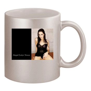 Abi Titmuss 11oz Metallic Silver Mug