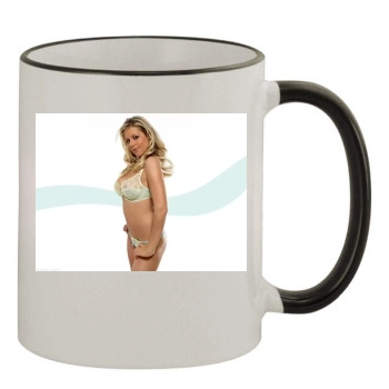 Abi Titmuss 11oz Colored Rim & Handle Mug