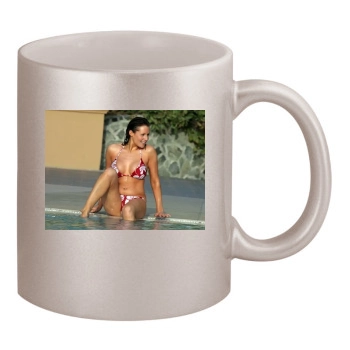 Abi Titmuss 11oz Metallic Silver Mug