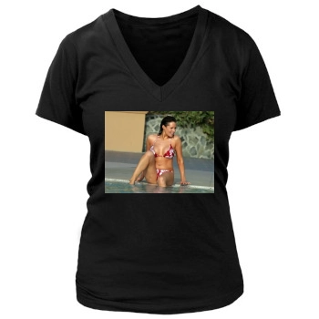 Abi Titmuss Women's Deep V-Neck TShirt