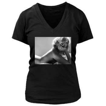 Abi Titmuss Women's Deep V-Neck TShirt