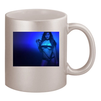 Abi Titmuss 11oz Metallic Silver Mug