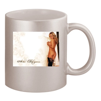 Abi Titmuss 11oz Metallic Silver Mug