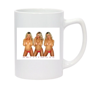 Abi Titmuss 14oz White Statesman Mug