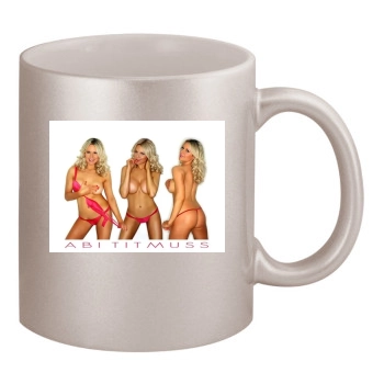 Abi Titmuss 11oz Metallic Silver Mug