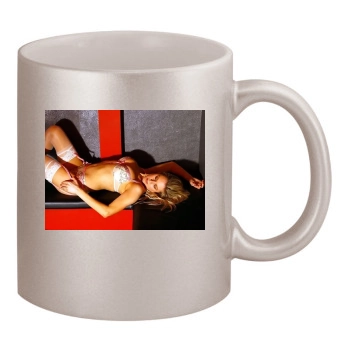 Abi Titmuss 11oz Metallic Silver Mug