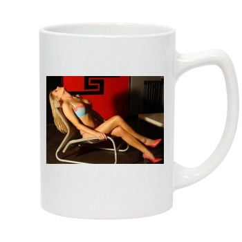 Abi Titmuss 14oz White Statesman Mug