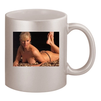 Abi Titmuss 11oz Metallic Silver Mug