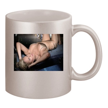 Abi Titmuss 11oz Metallic Silver Mug