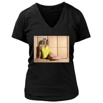 Abi Titmuss Women's Deep V-Neck TShirt