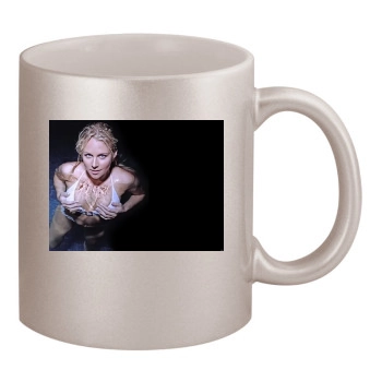 Abi Titmuss 11oz Metallic Silver Mug