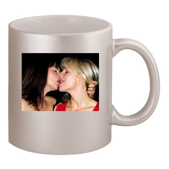 Abi Titmuss 11oz Metallic Silver Mug