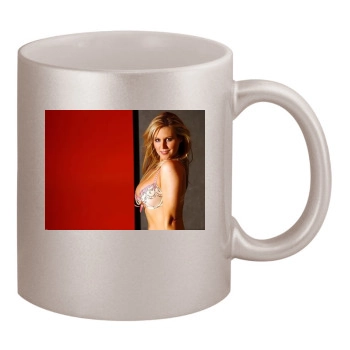 Abi Titmuss 11oz Metallic Silver Mug