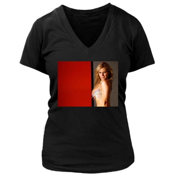 Abi Titmuss Women's Deep V-Neck TShirt