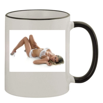 Abi Titmuss 11oz Colored Rim & Handle Mug