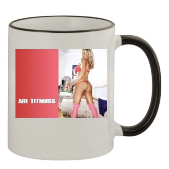 Abi Titmuss 11oz Colored Rim & Handle Mug