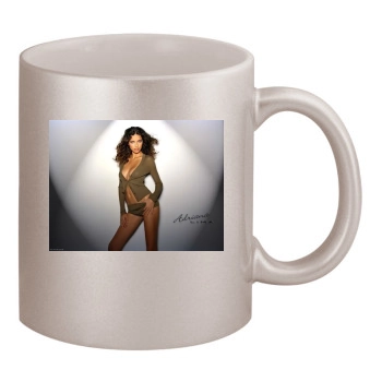 Adriana Lima 11oz Metallic Silver Mug